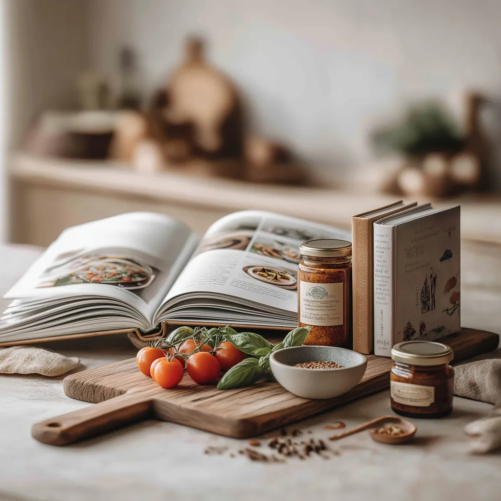 Family cooking and laughing together in a warm kitchen